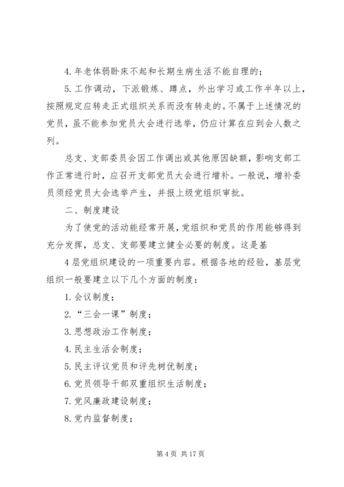 机关党的基层组织建设工作规范.docx