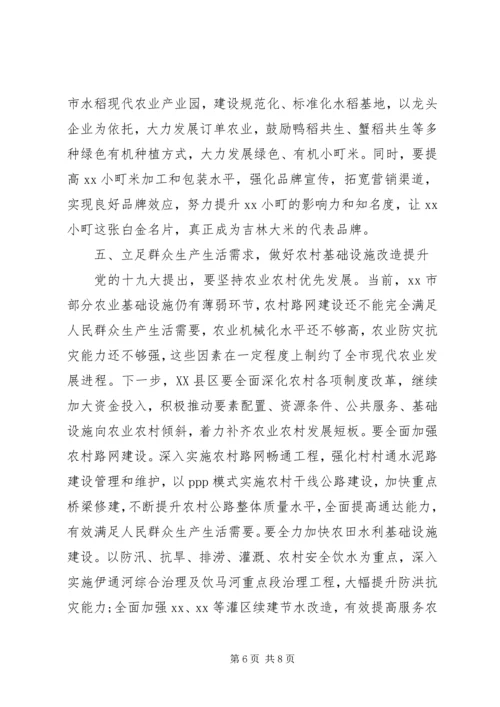 关于乡村振兴战略落实情况的报告.docx