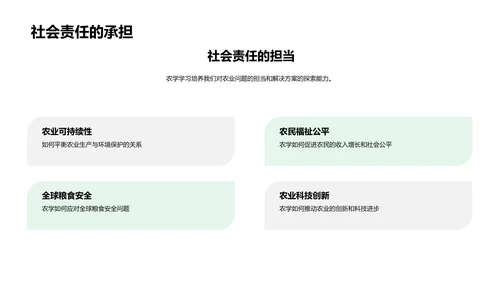 农学研究与应用PPT模板