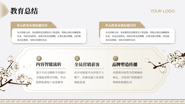 古代文学诗词赏析古风简约PPT模板