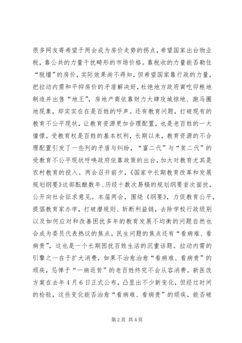 学习XX年全国两会思想汇报 (2).docx