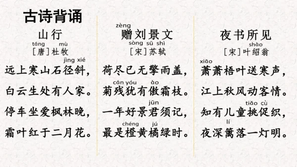 第4课 《古诗三首》  课件