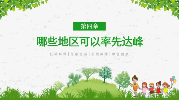 碳达峰碳中和绿色环保科普通用PPT模板