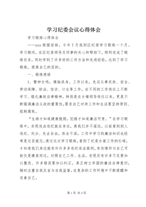学习纪委会议心得体会 (4).docx