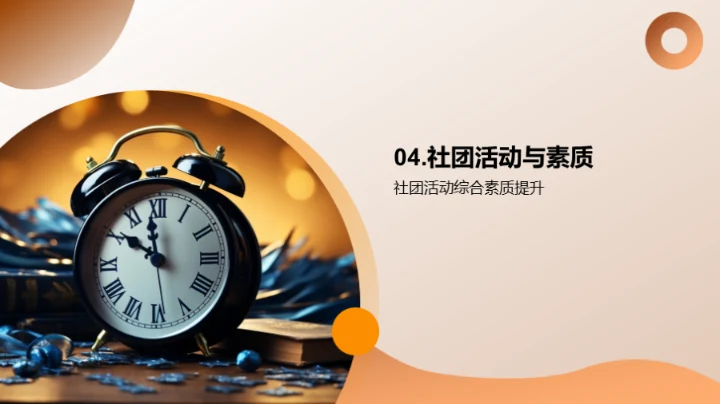 高三生涯与社团融合