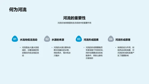河流科学知识讲解PPT模板