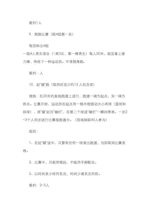 趣味体育比赛项目集锦.docx