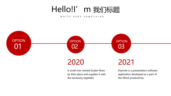 红色简约医疗医学动态PPT