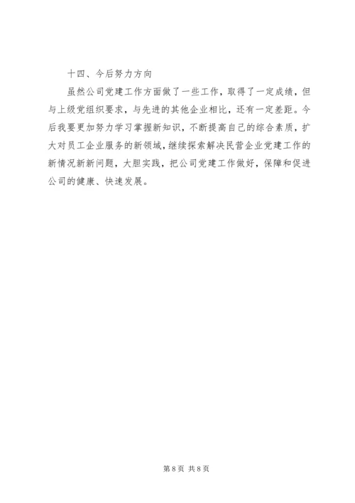 煤业公司党建工作汇报.docx