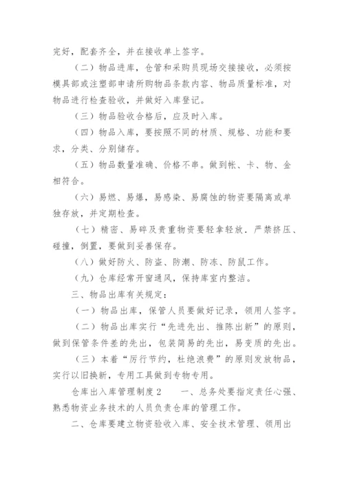 仓库出入库管理制度_1.docx