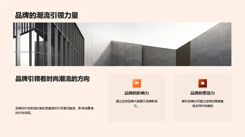 塑造潮流 品牌力量