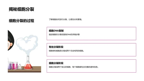 细胞知识讲解PPT模板
