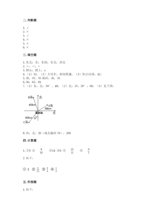六年级数学上册期末考试卷附答案（模拟题）.docx