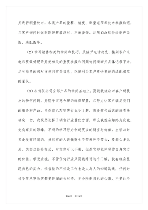 销售试用期工作计划.docx