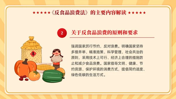 中华人民共和国反食品浪费法学习课件PPT党建