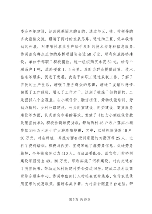 双联工作自查报告范文.docx