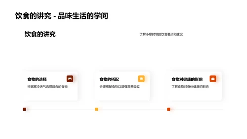 小寒节气解析讲座PPT模板