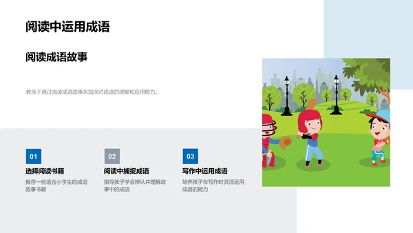 成语学习实用策略PPT模板