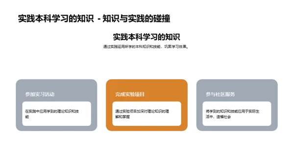 本科学习的全面解析