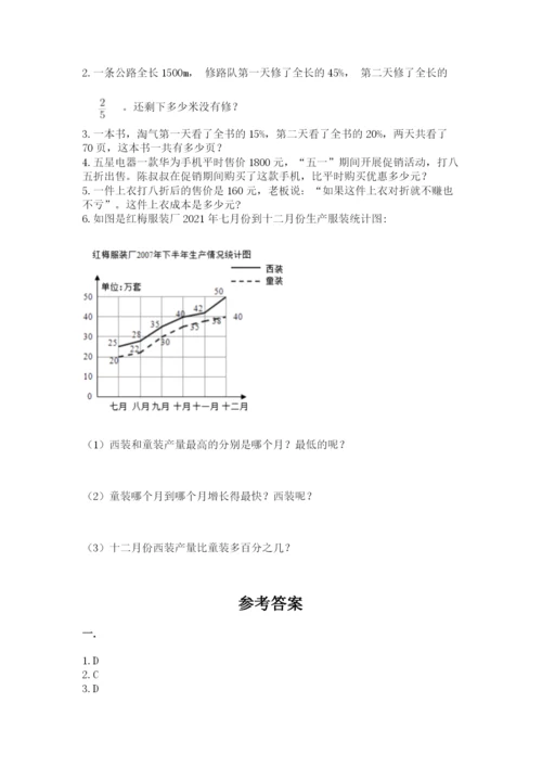 山东省济南市外国语学校小升初数学试卷及1套完整答案.docx