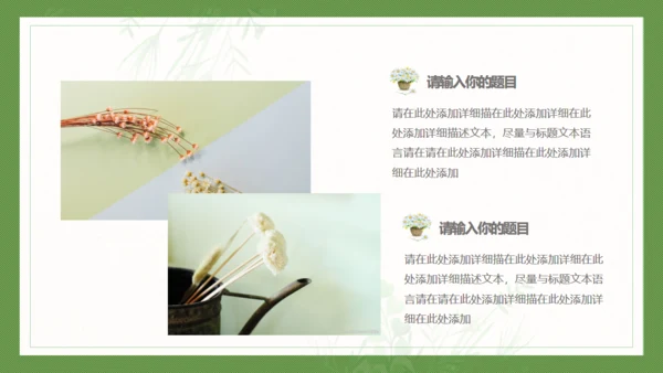 春天放风筝通用PPT模板