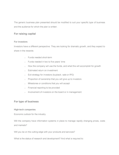 Businessplantemplate全英商业综合计划书模板.docx