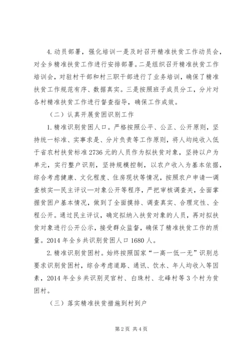 精准扶贫“回头看”活动自查报告.docx