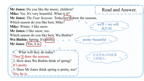 Unit 2 My favourite season Part A Let's talk课件（41张