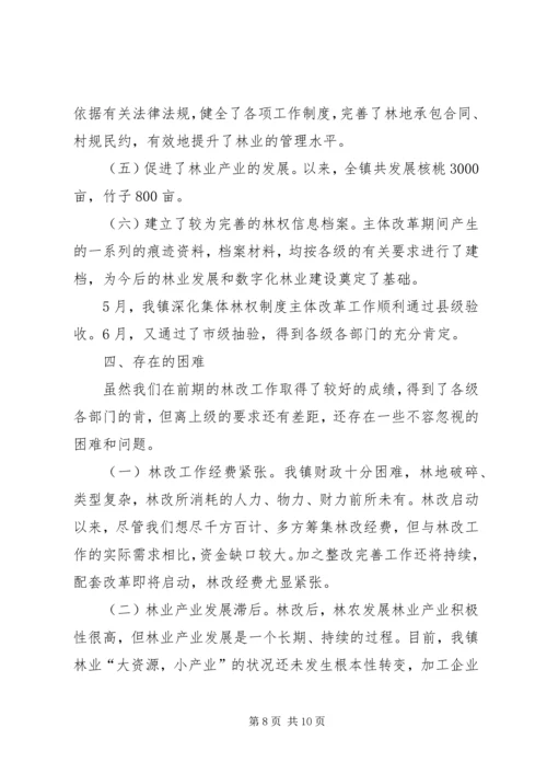 乡镇集体林权制度改革工作总结.docx