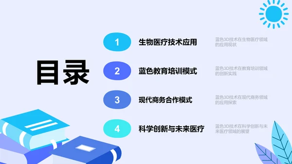 蓝色3D风典型病例汇报