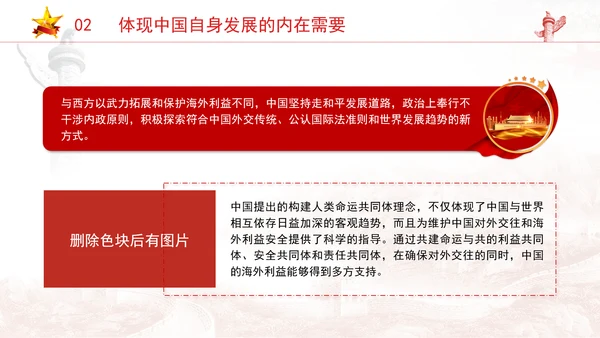 党员党课和平共处五项原则与构建人类命运共同体一脉相承专题党课PPT