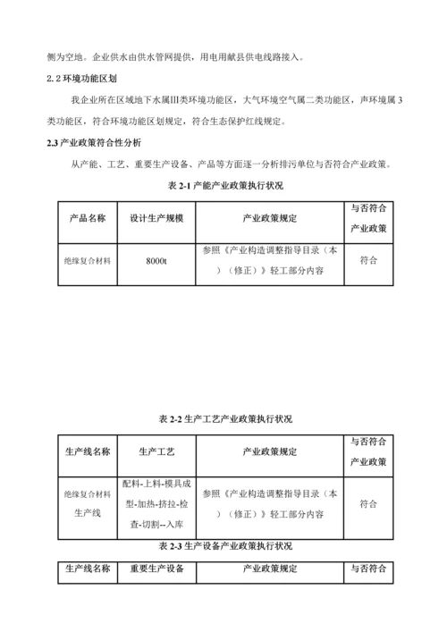 复合材料有限公司排污许可技术报告.docx