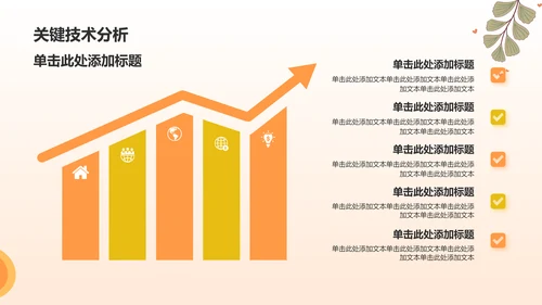 橙色小清新论文答辩PPT模板