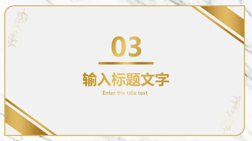 白金大理石纹理奢华PPT模板