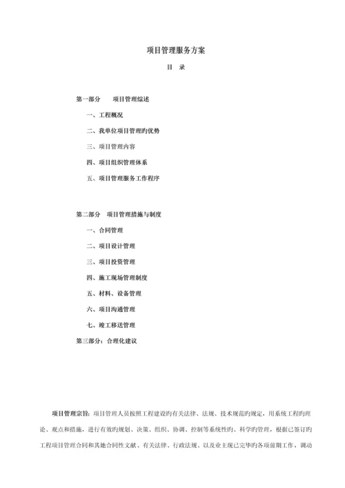 专项项目管理实施专题方案.docx