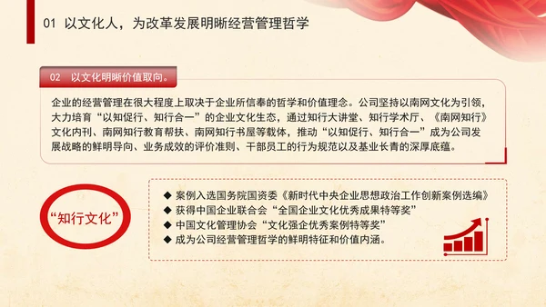 企业党建贯彻落实重要领导文化思想以文化强企赋能世界一流企业建设专题党课PPT