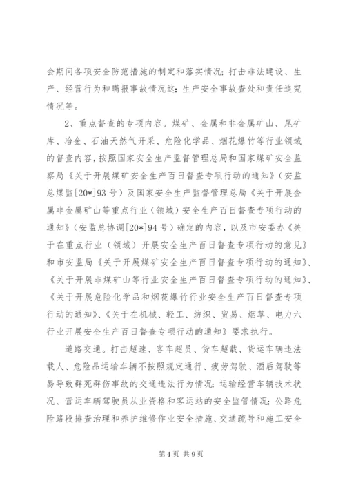 市安全生产督查行动方案.docx