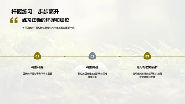 高尔夫基础：优质击球姿势