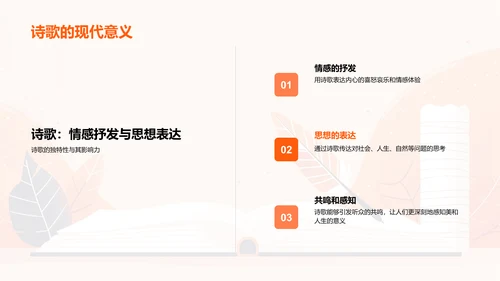 理解诗歌艺术PPT模板