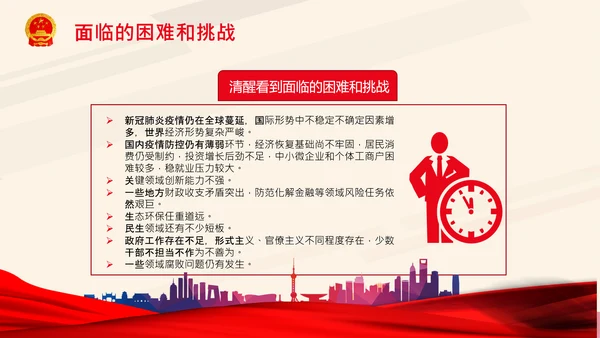 全国两会政府工作报告要点解读PPT