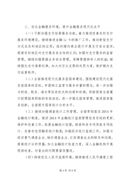 人民银行支行工作要点.docx