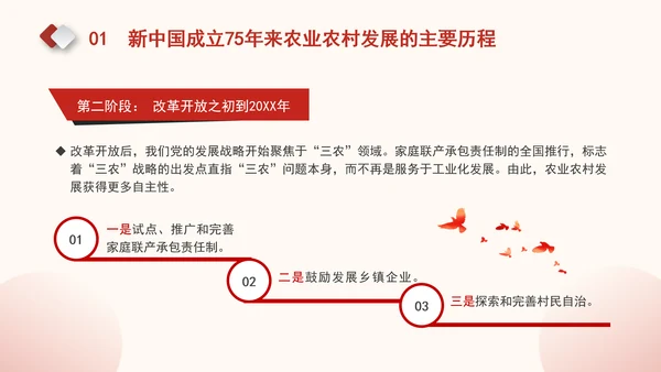 农业农村发展面貌发生翻天覆地的变化新中国成立75周年农业发展成就党课PPT