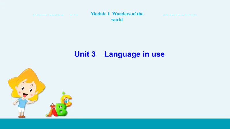 【轻松备课】外研版初中英语九年级上Module 1 Unit 3教学课件