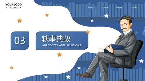 尼古拉.特斯拉世界人物生平名人介绍PPT模板