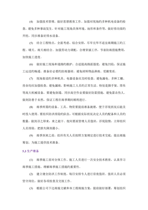 吉林恒大滨江左岸专项项目雨季综合施工专题方案.docx