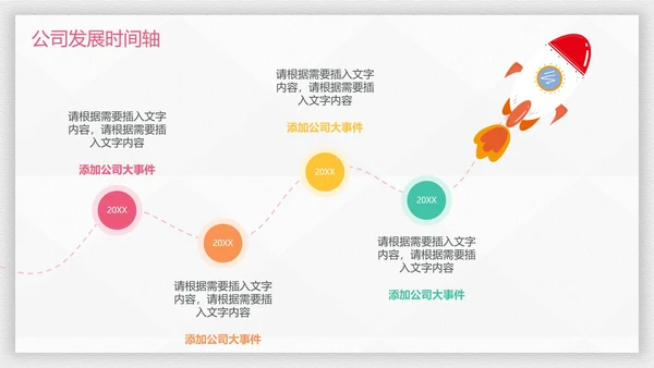 企业发展关系图PPT模板