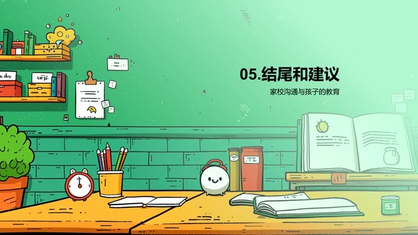 家校共育新生代PPT模板