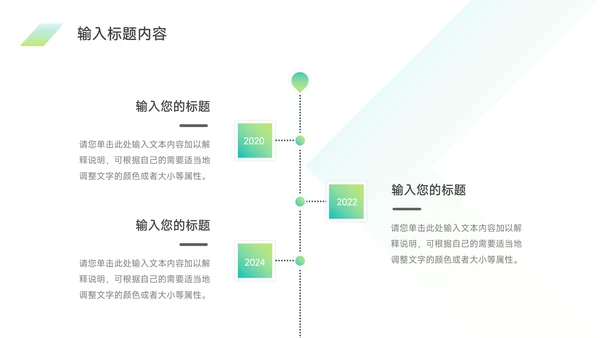 绿色渐变金融行业工作汇报PPT模板