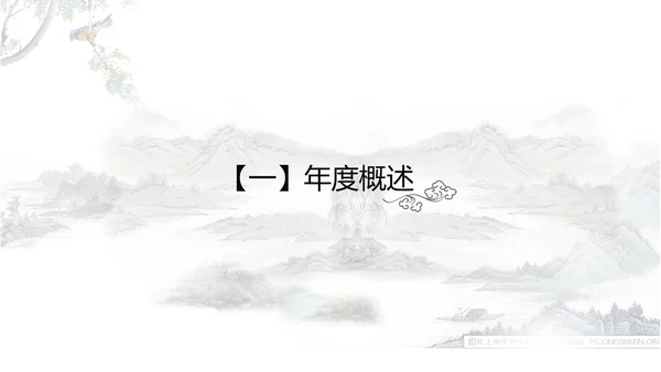 水墨中国风李白ppt动态模板
