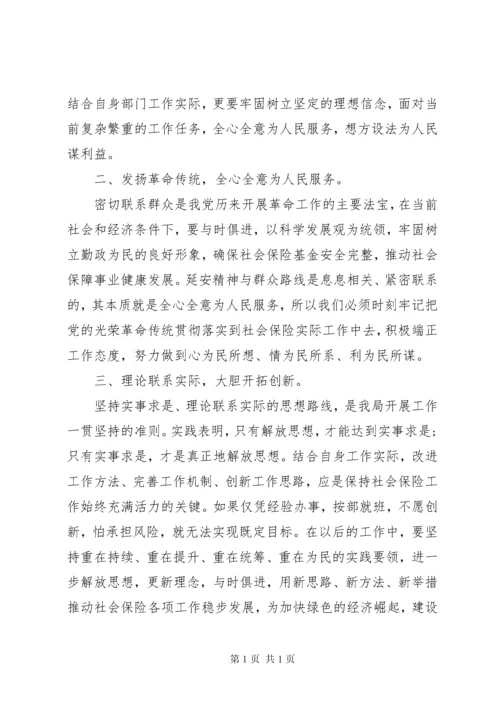 关于弘扬延安精神讨论发言稿.docx